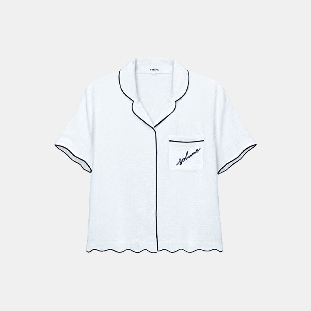 Solune - Pajamas Set Women Scallop