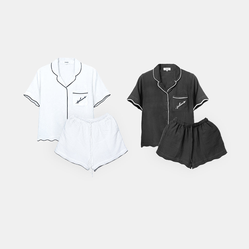 Solune - Pajamas Set Women Scallop