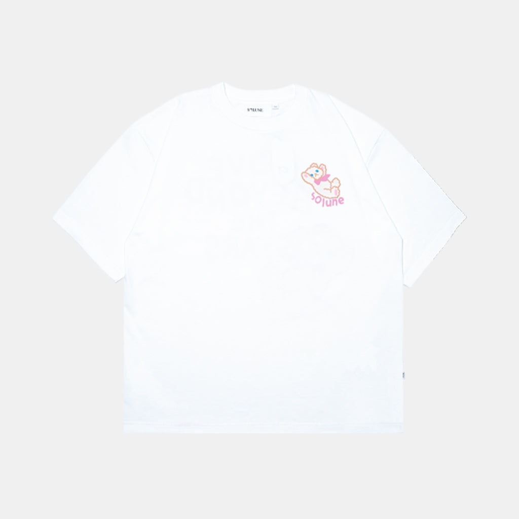 Solune - Oversized T-Shirt Unisex Love Beyond White