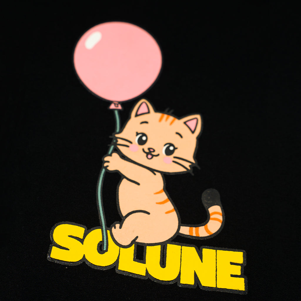 Solune - Oversized T-Shirt Unisex Cataloon Black