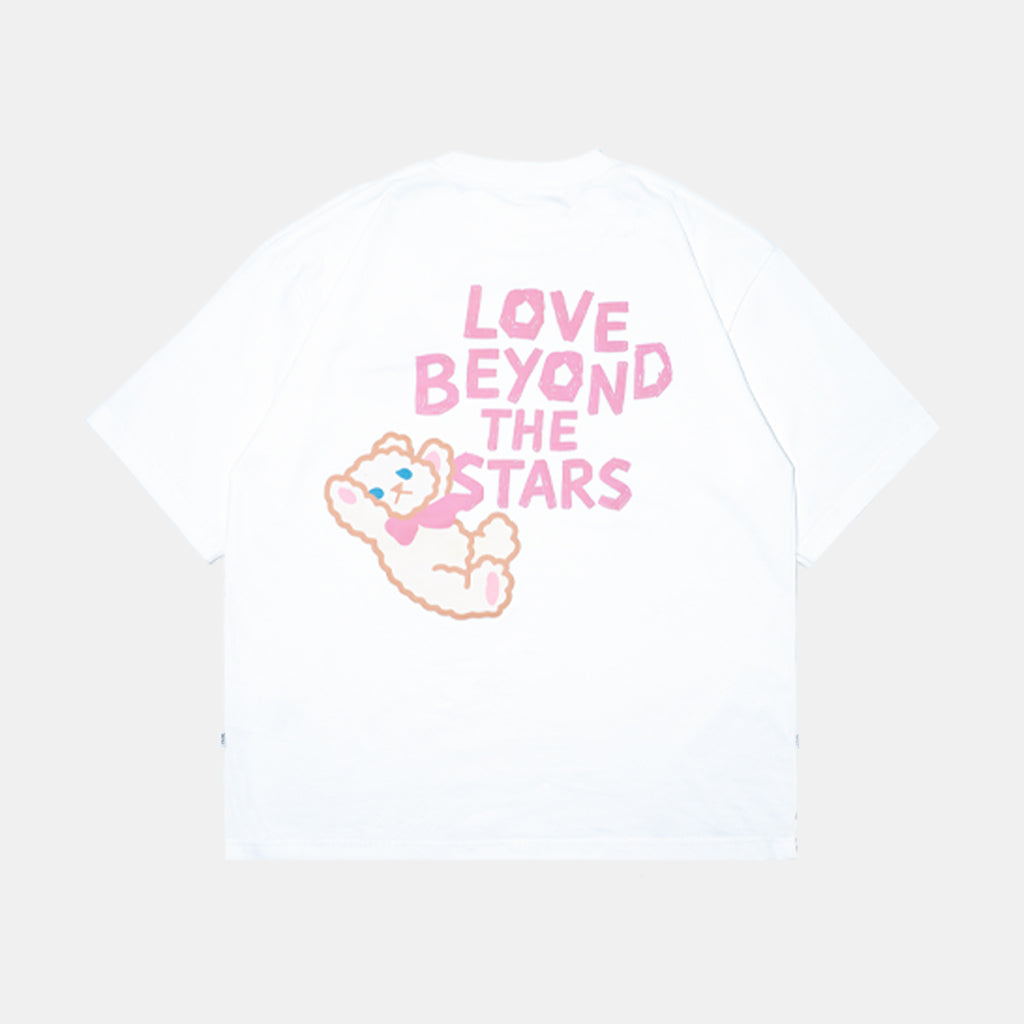 Solune - Oversized T-Shirt Unisex Love Beyond White