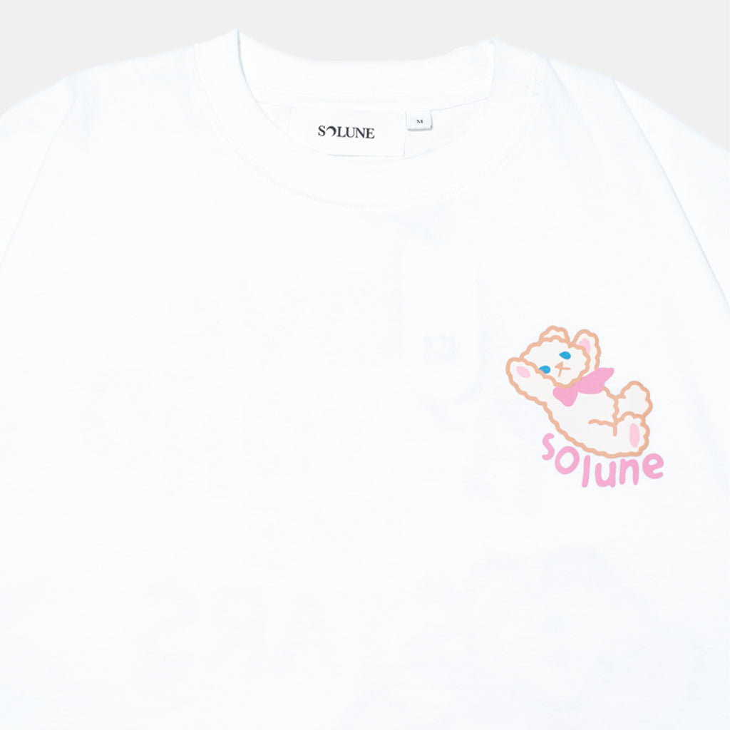 Solune - Oversized T-Shirt Unisex Love Beyond White