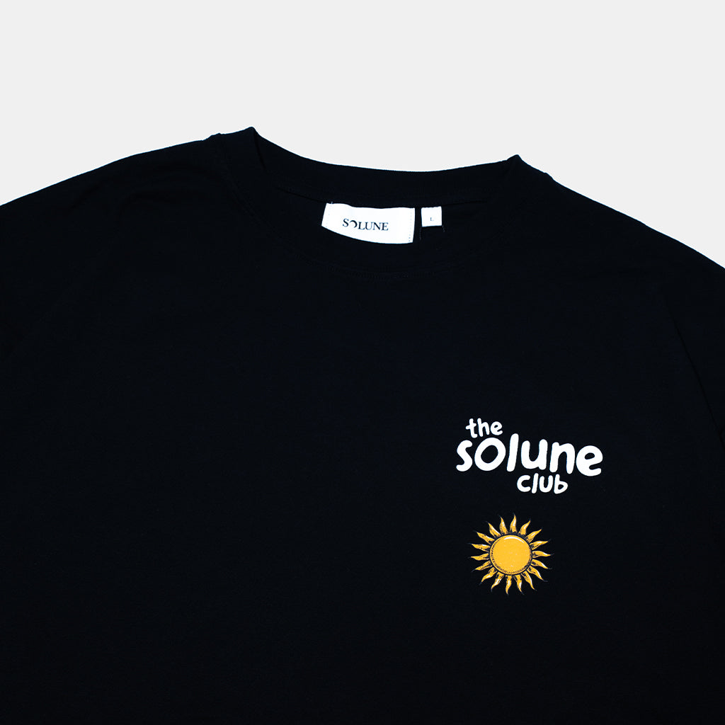 Solune - Oversized T-Shirt Unisex The Sun Black