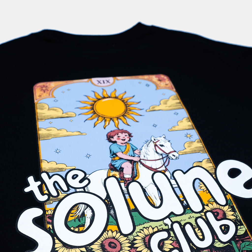 Solune - Oversized T-Shirt Unisex The Sun Black