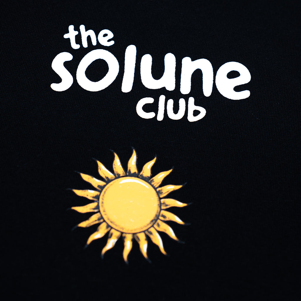 Solune - Oversized T-Shirt Unisex The Sun Black