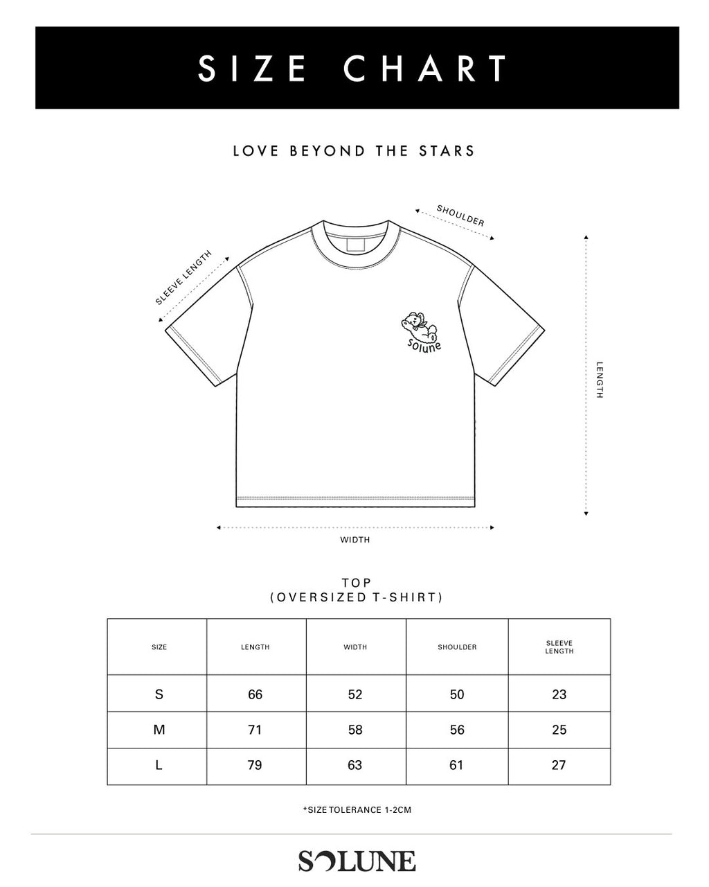 Solune - Oversized T-Shirt Unisex Love Beyond White